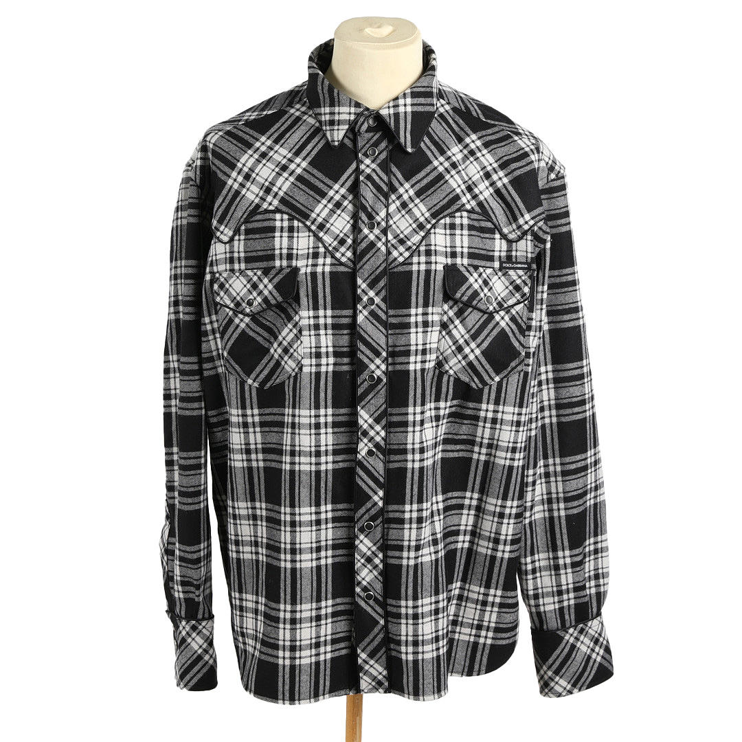 ED SHEERANS DOLCE & GABBANA PLAIDSKJORTE.