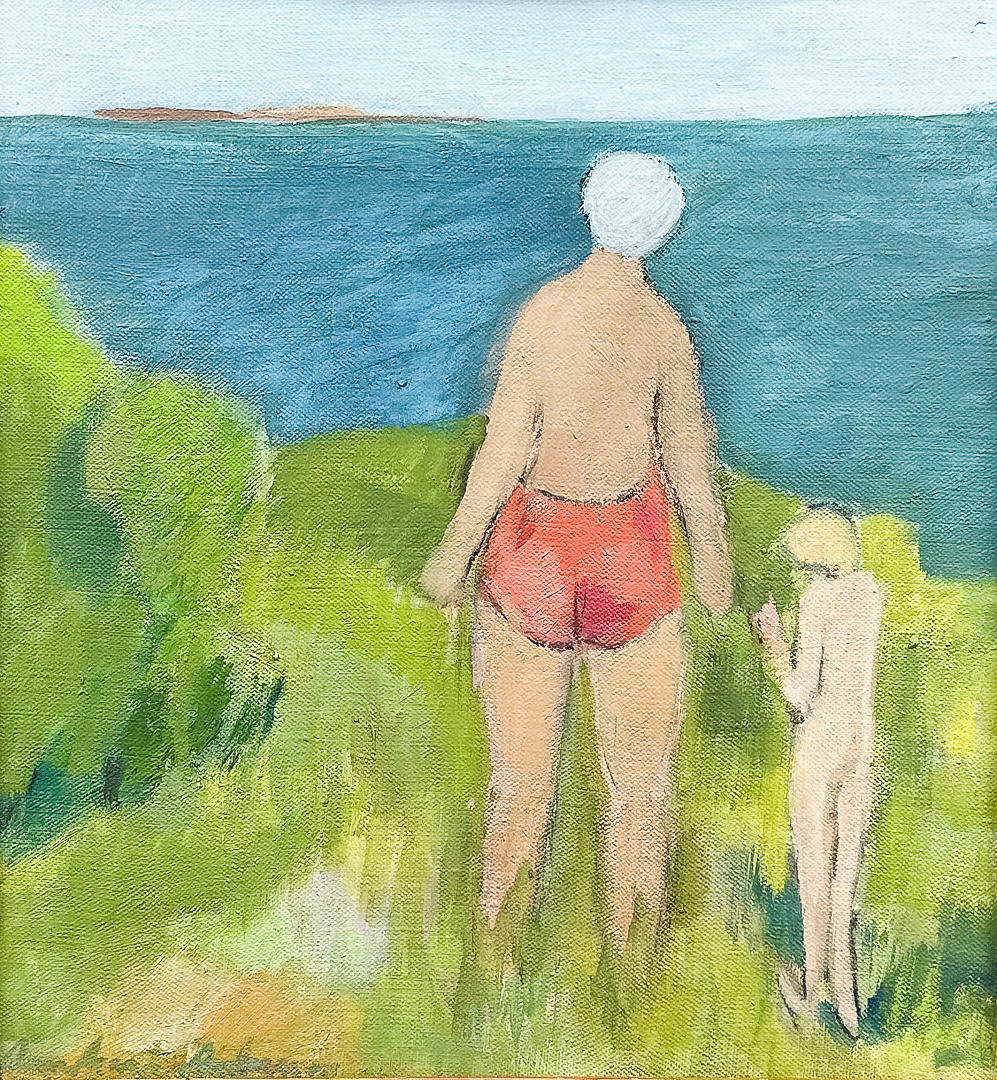 ANN-MARIE ANDERSSON. OIL ON CANVAS, “Summer”, signed.