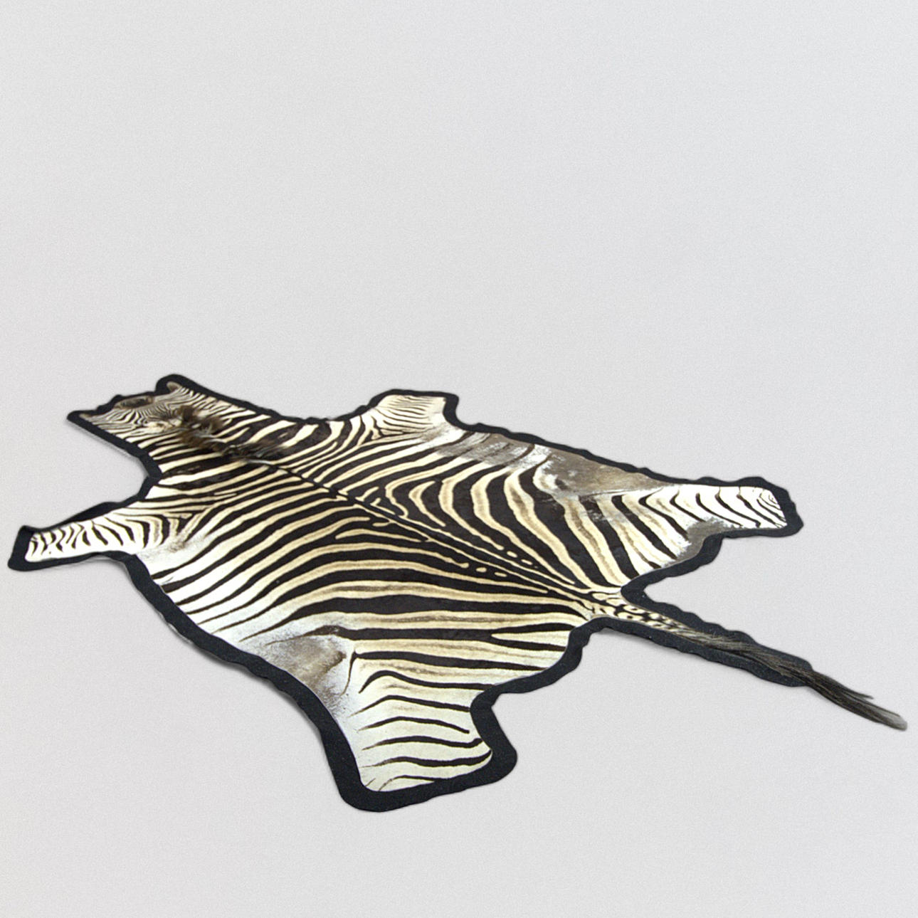 ZEBRAHAUT, ca 255 x 174 cm, Afrika.