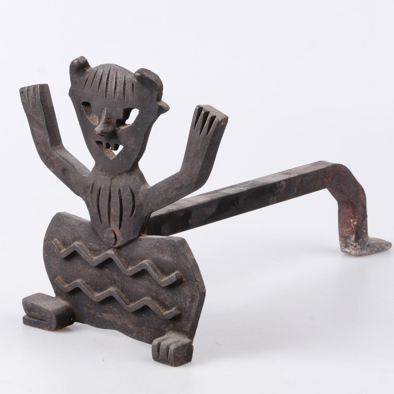 ELDHUND, i form av djävul, gjutjärn, 1900-tal.
