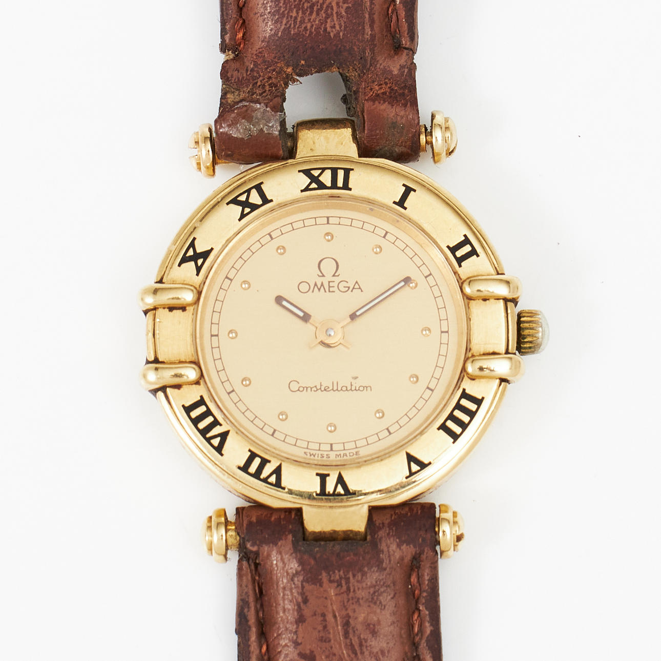 OMEGA, dameur, Constellation, 18 k guld, ca 1990.