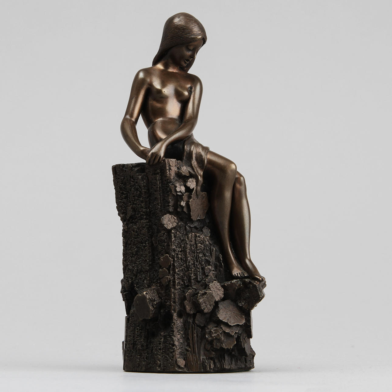 GIOVANNI SCHOEMAN. Skulptur "Wood nymph", brons, signerad och daterad 75.