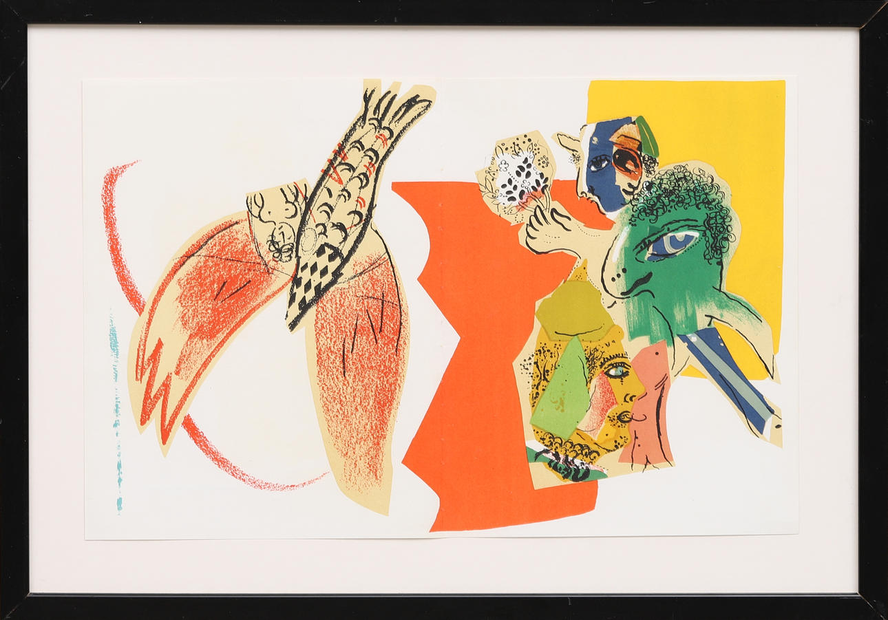 MARC CHAGALL. "XX:e siècle, 2e état", ur XX:e siècle nr 26 1966.