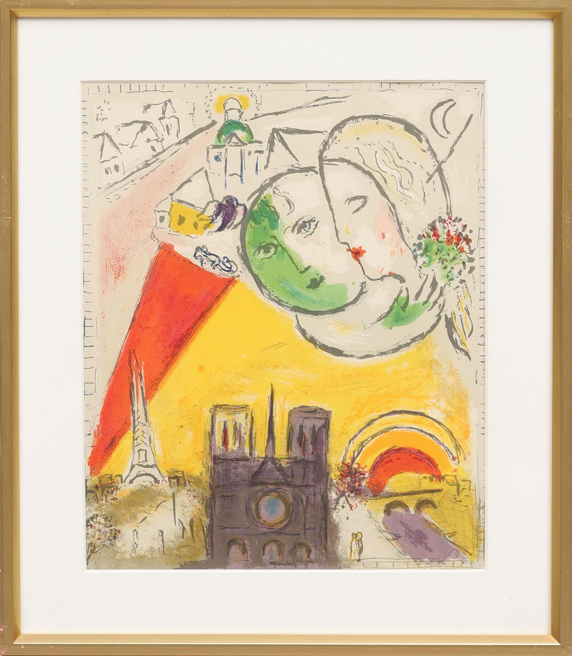 MARC CHAGALL. „Le Dimanche, 1954", 1954.
