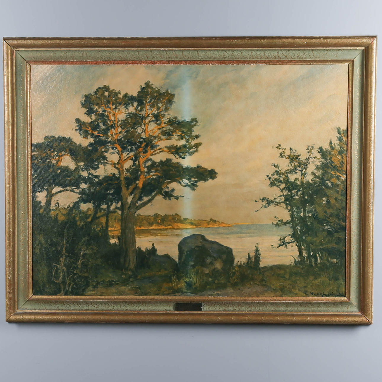 GOTTFRID KALLSTENIUS. TRYCK, KONSTREPRODUKTION.