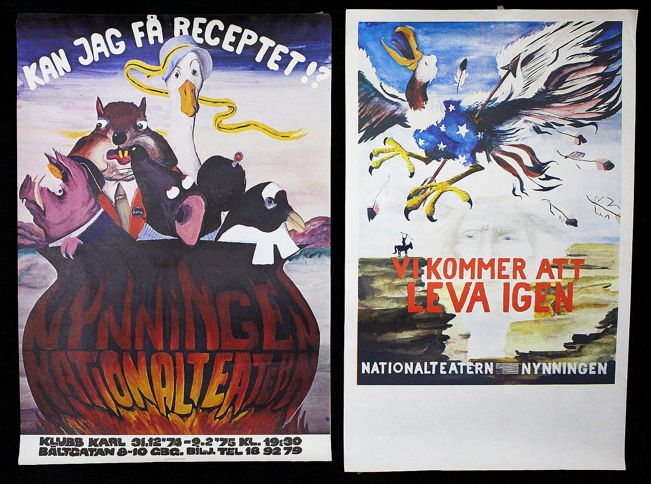 AFFISHER, 2 st. nationalteatern.