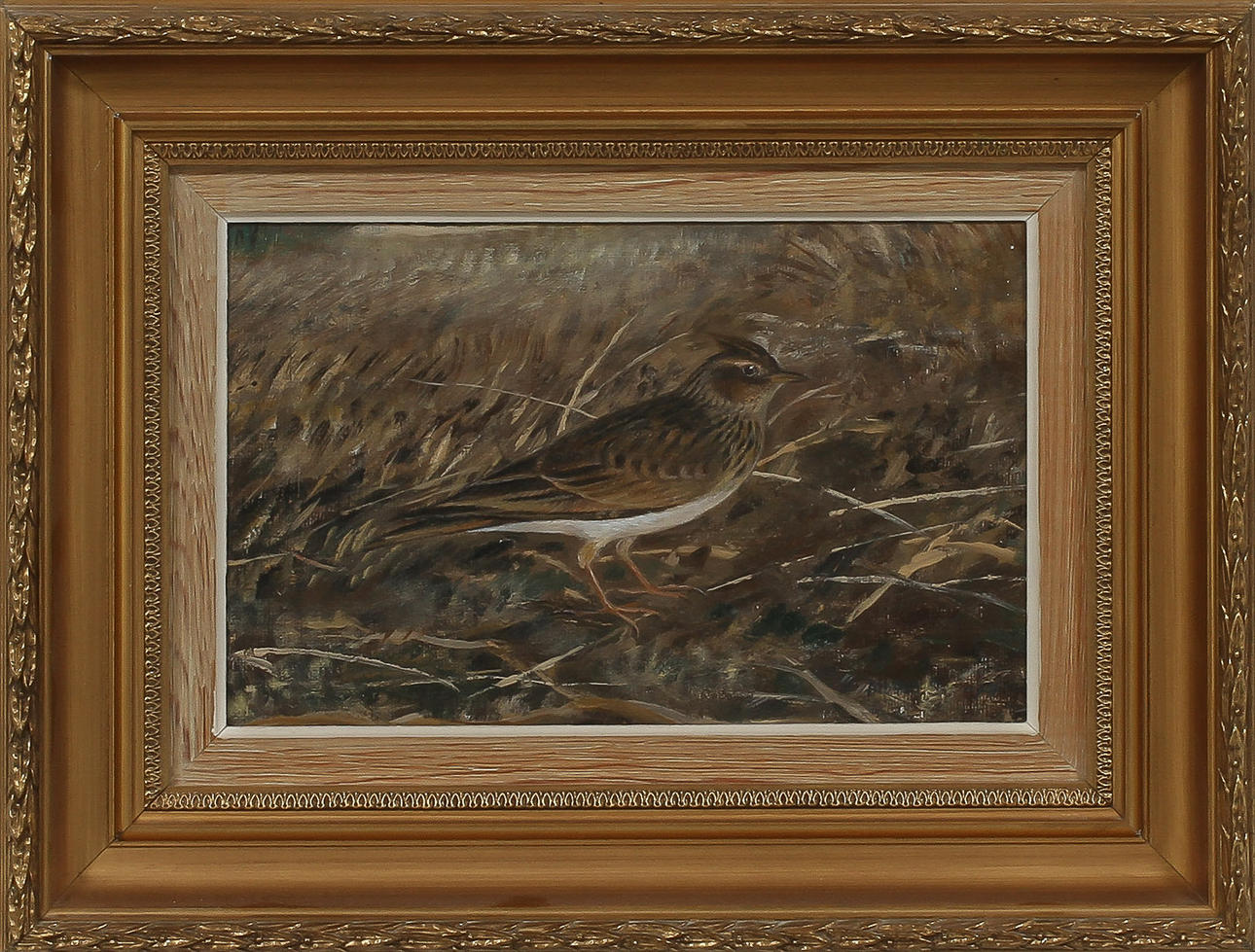 MOSSE STOOPENDAAL. Olja på duk uppfodrad på pannå, signerad.