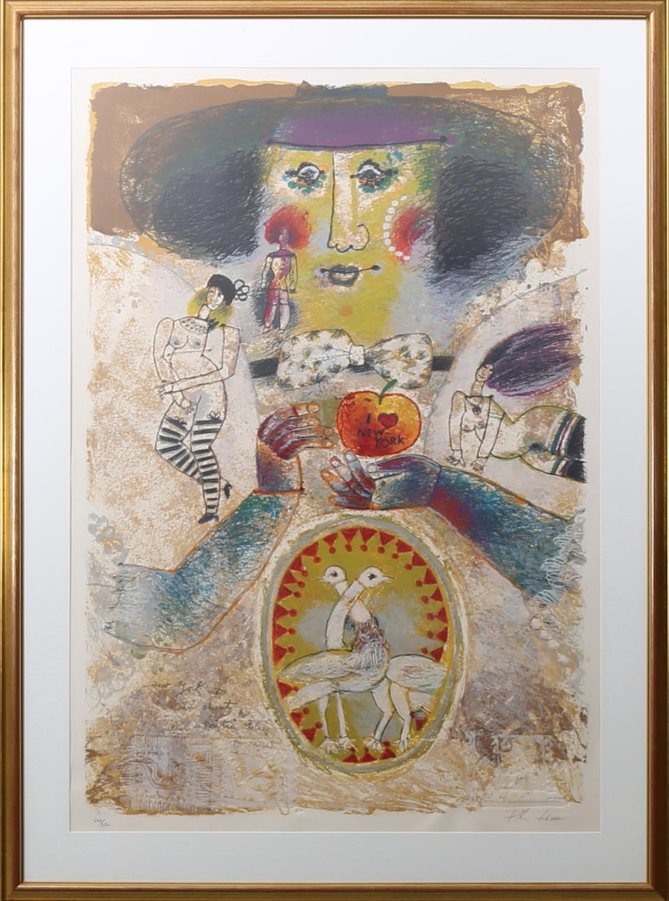 THEO TOBIASSE. I love New York, djuptryck nr 20/250, signerad.