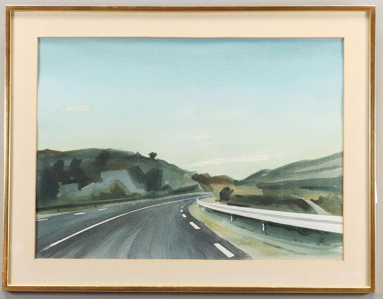 SVEN EKDAHL akvarell, signerad.