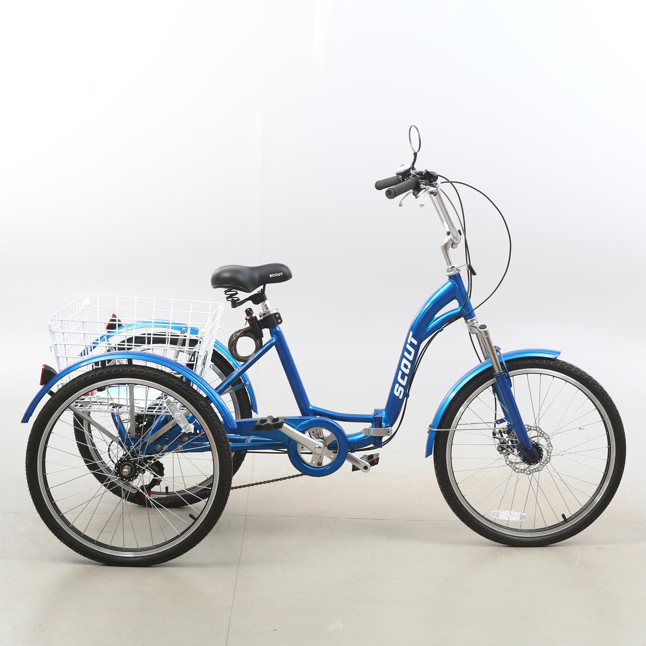 POLKUPYÖRÄ, 3-pyöräinen, Scout.