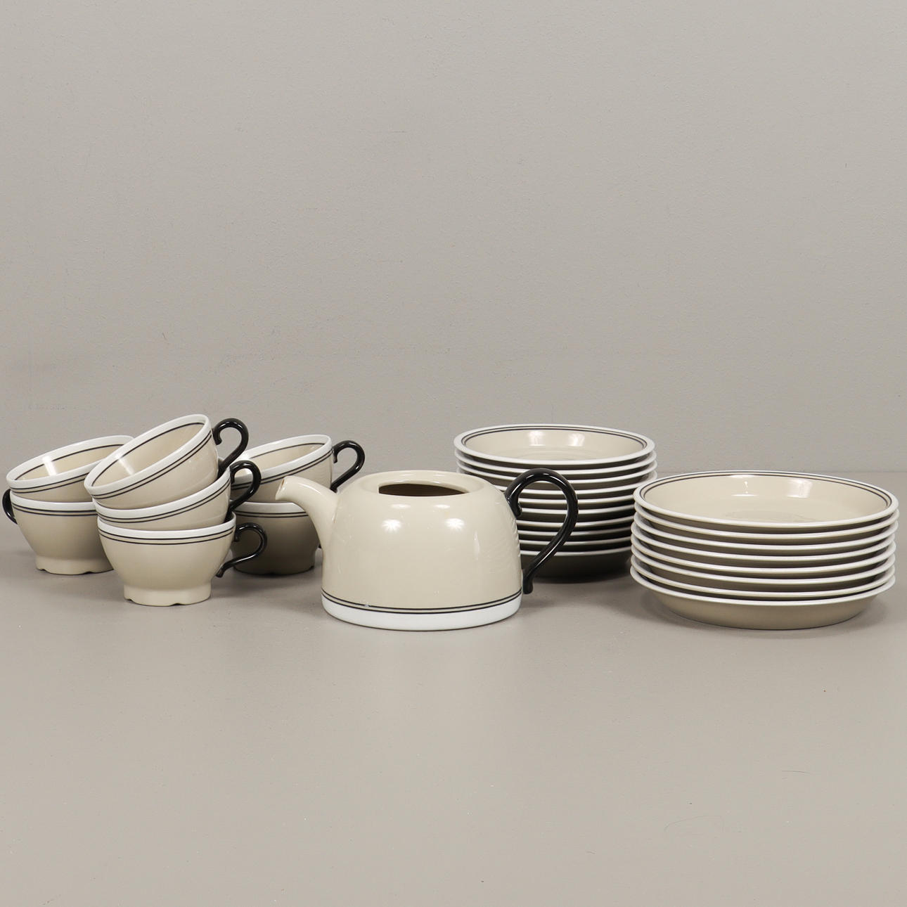 JACKIE LYND. Teservis, Rörstrand, Nocturne.