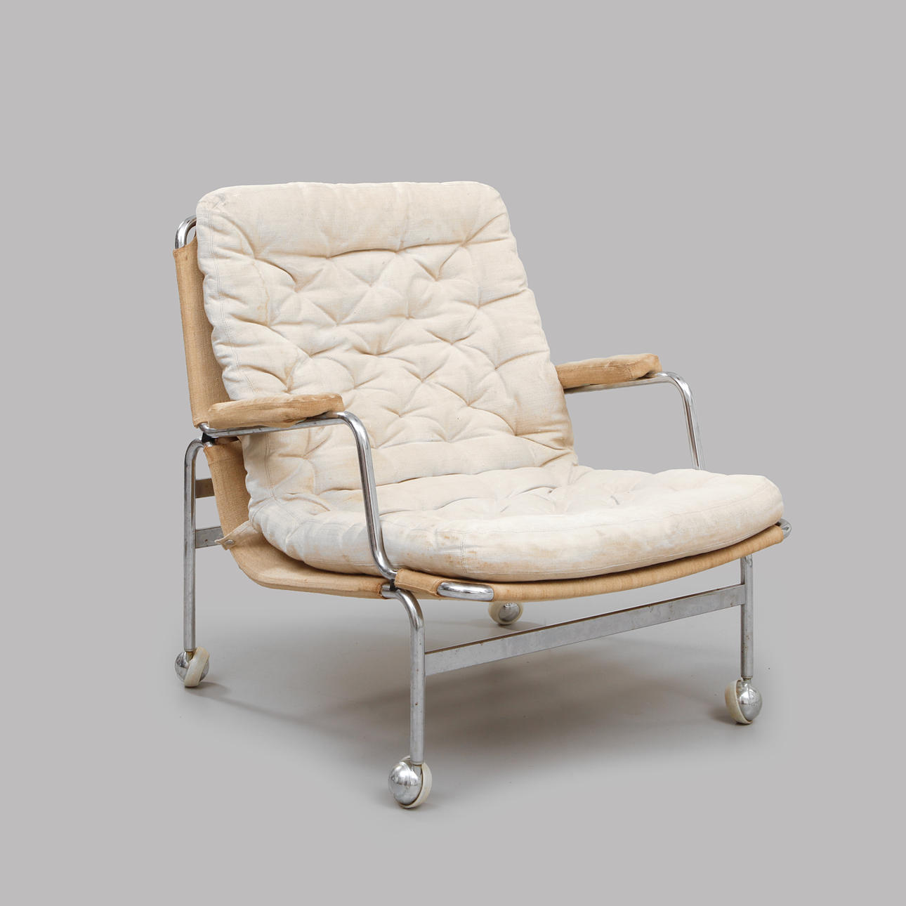 BRUNO MATHSSON. Fåtölj, "Karin" Dux.