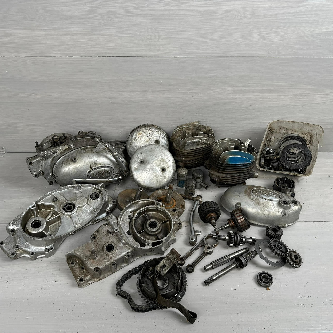 PUCH, parti motordele, Østrig, 1950'erne.