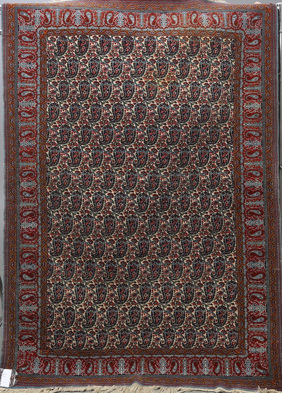 MATTA, persisk, senneh, antik, 195x159 cm.