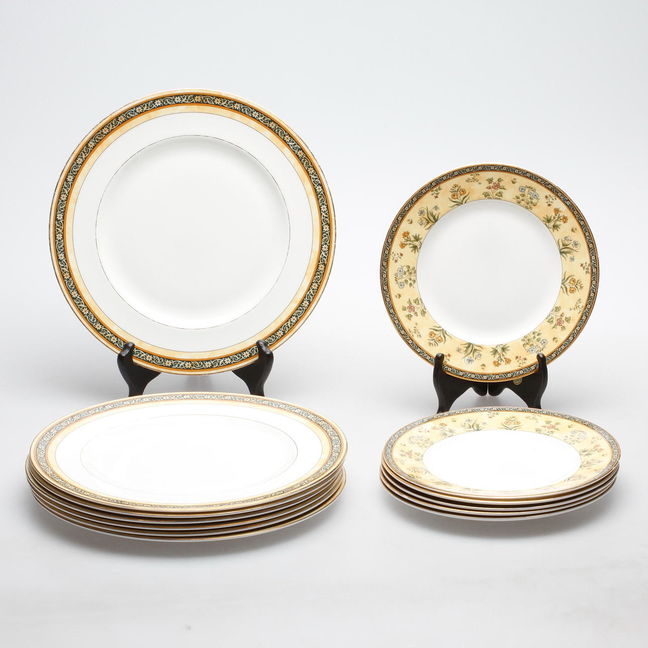 SERVISDELAR, 13 delar, porslin, "India", Wedgwood 1996.