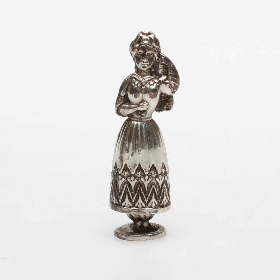 NÅLHUS, silver, Gustaf Adolf Cedergren, Stockholm, 1847.