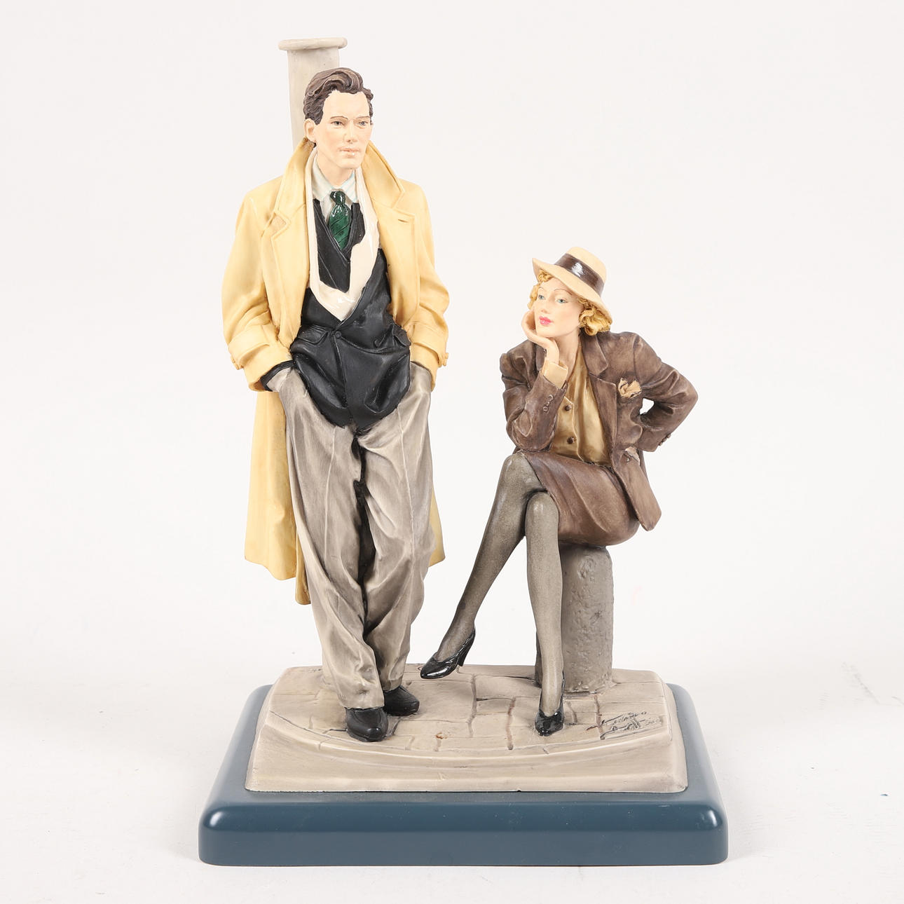 VITTORIO TESSARO. figurine, art mass, ADL, Italy, 1980s. Art