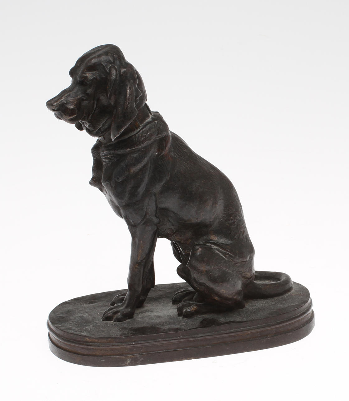 FIGURIN,föreställande Hund, brons, 1900-tal.
