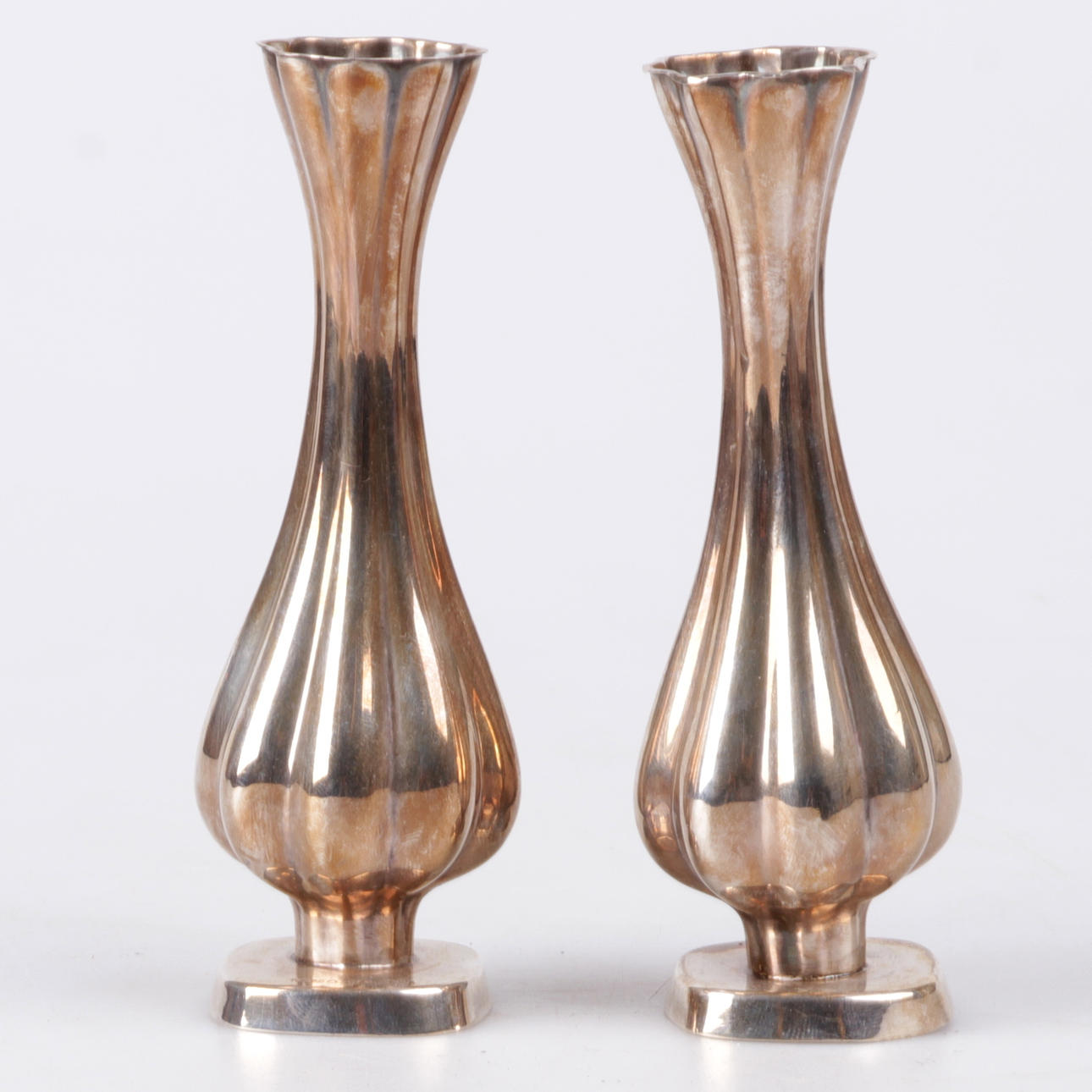 VASER, ett par, silver, GAB, 1967.