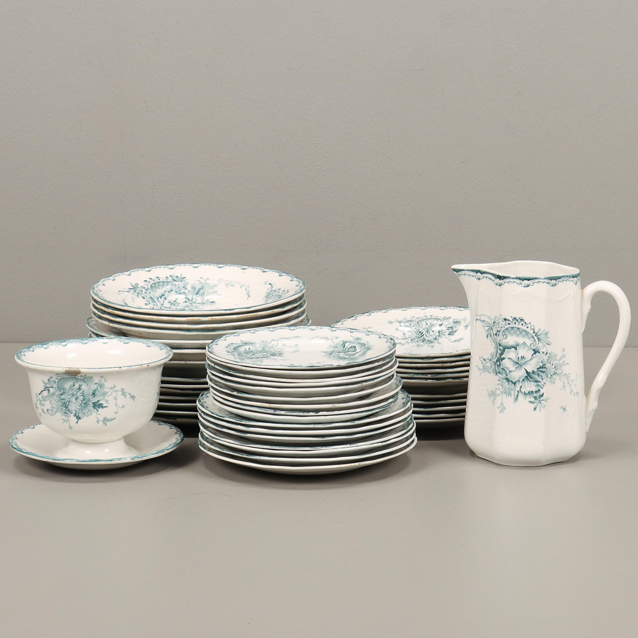 SERVIS Rörstrand Grön Anna.