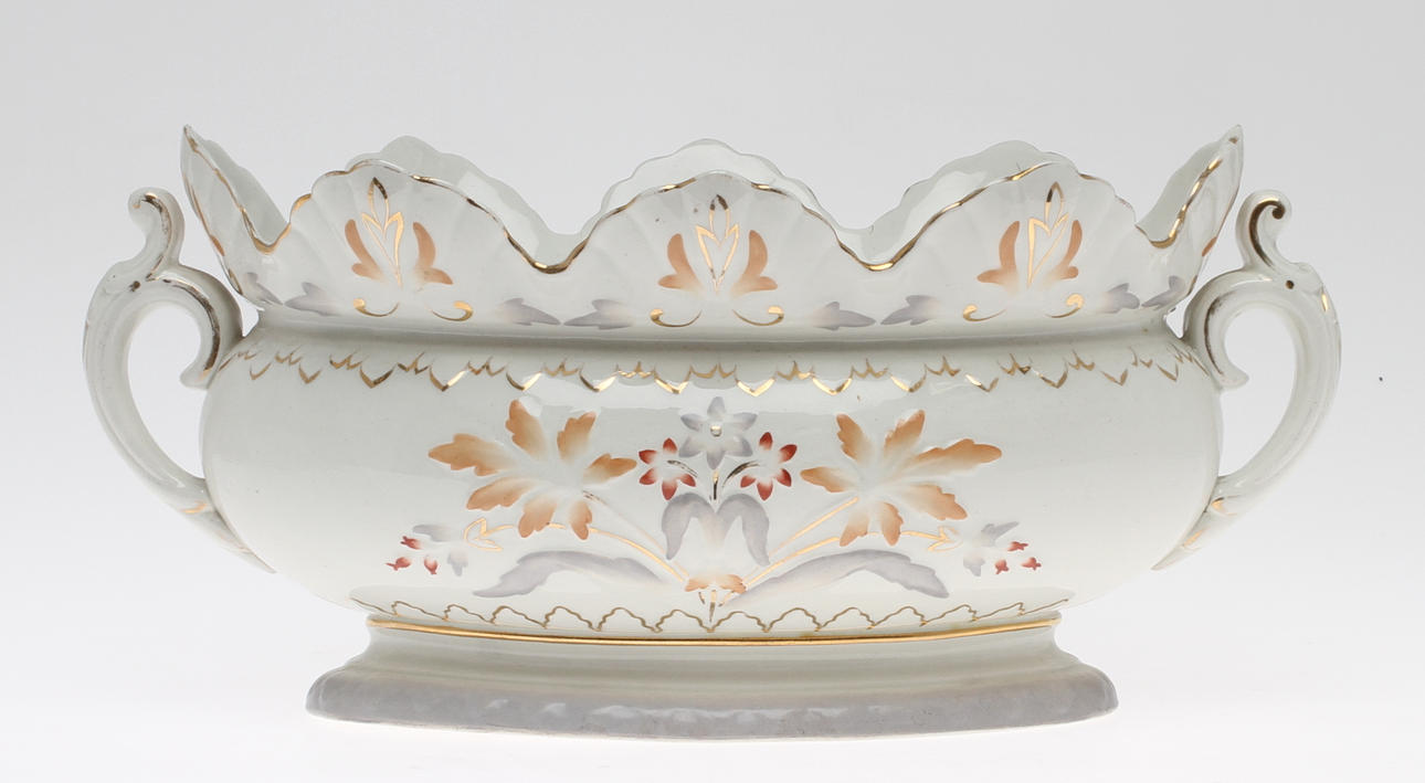 JARDINJÄR, porslin, Rörstrand, omkring 1900.