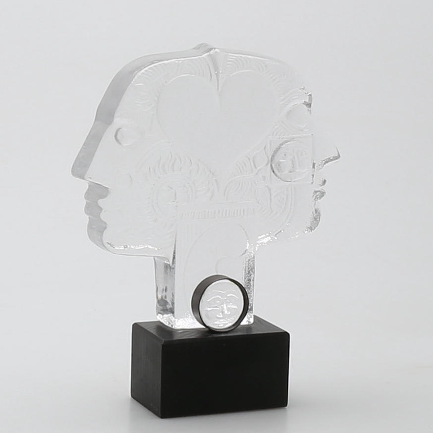 Bertil Vallien, Janus-huvud, Kosta Boda.