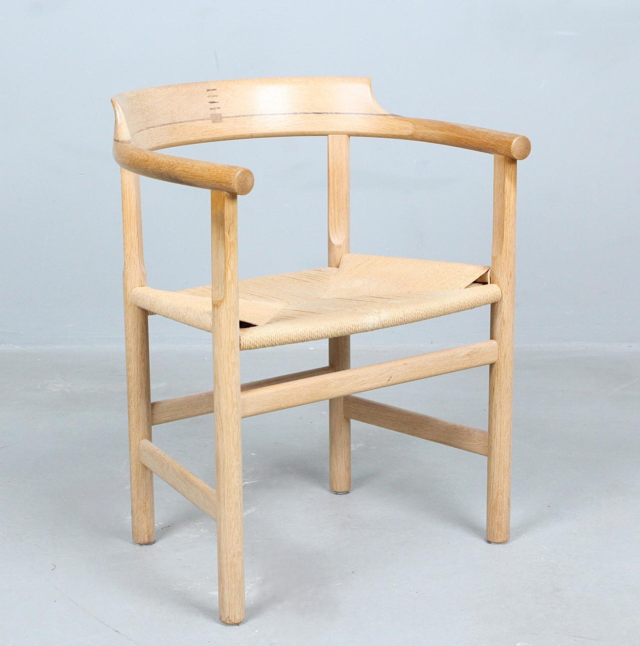 HANS J WEGNER. PP Møbler, stol/spisestuestol, model 'PP62'/'Kaptajnstol', Danmark, 1990'erne.