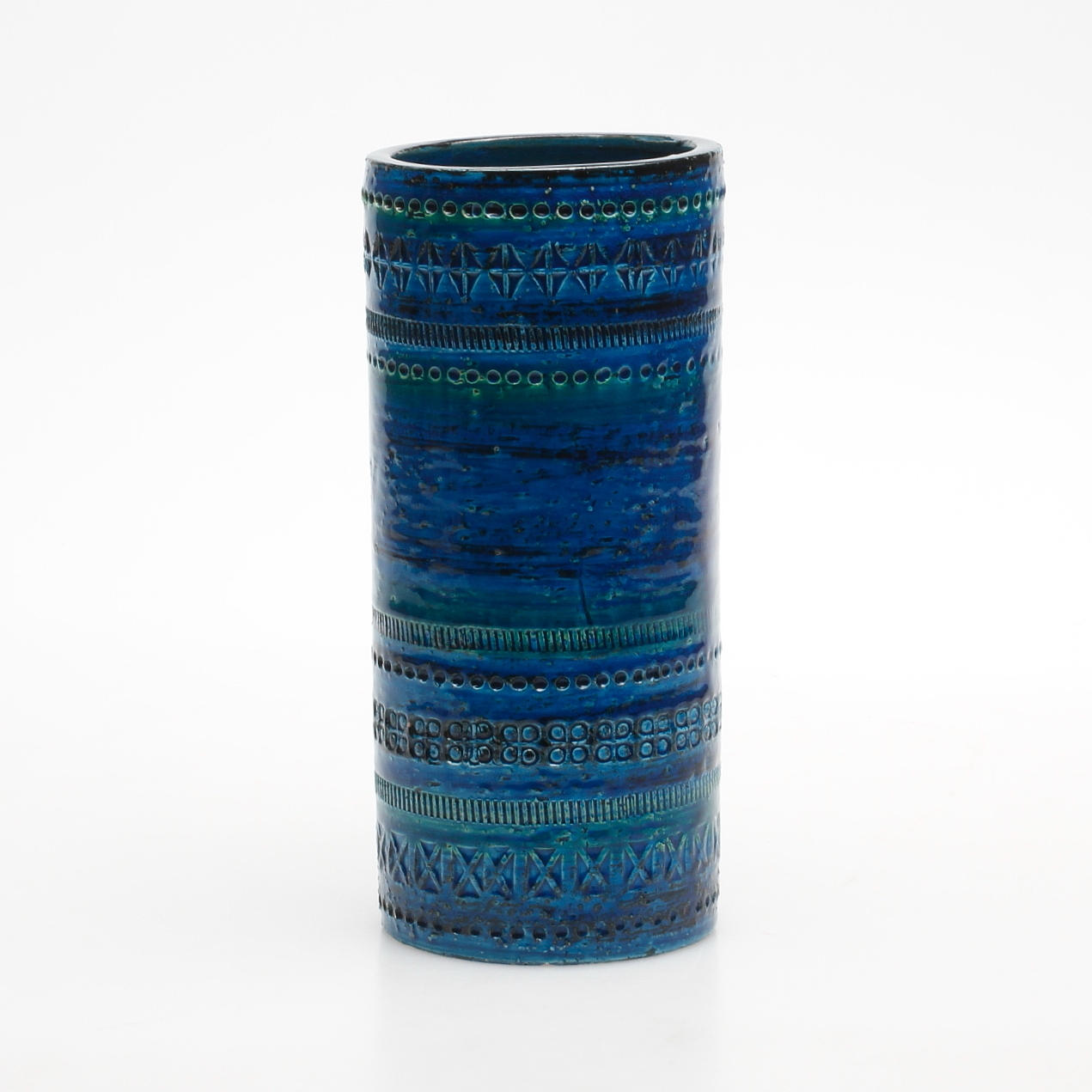 VAS, keramik, "Rimini Blue", Aldo Londi, Bitossi, 1960/70-tal.