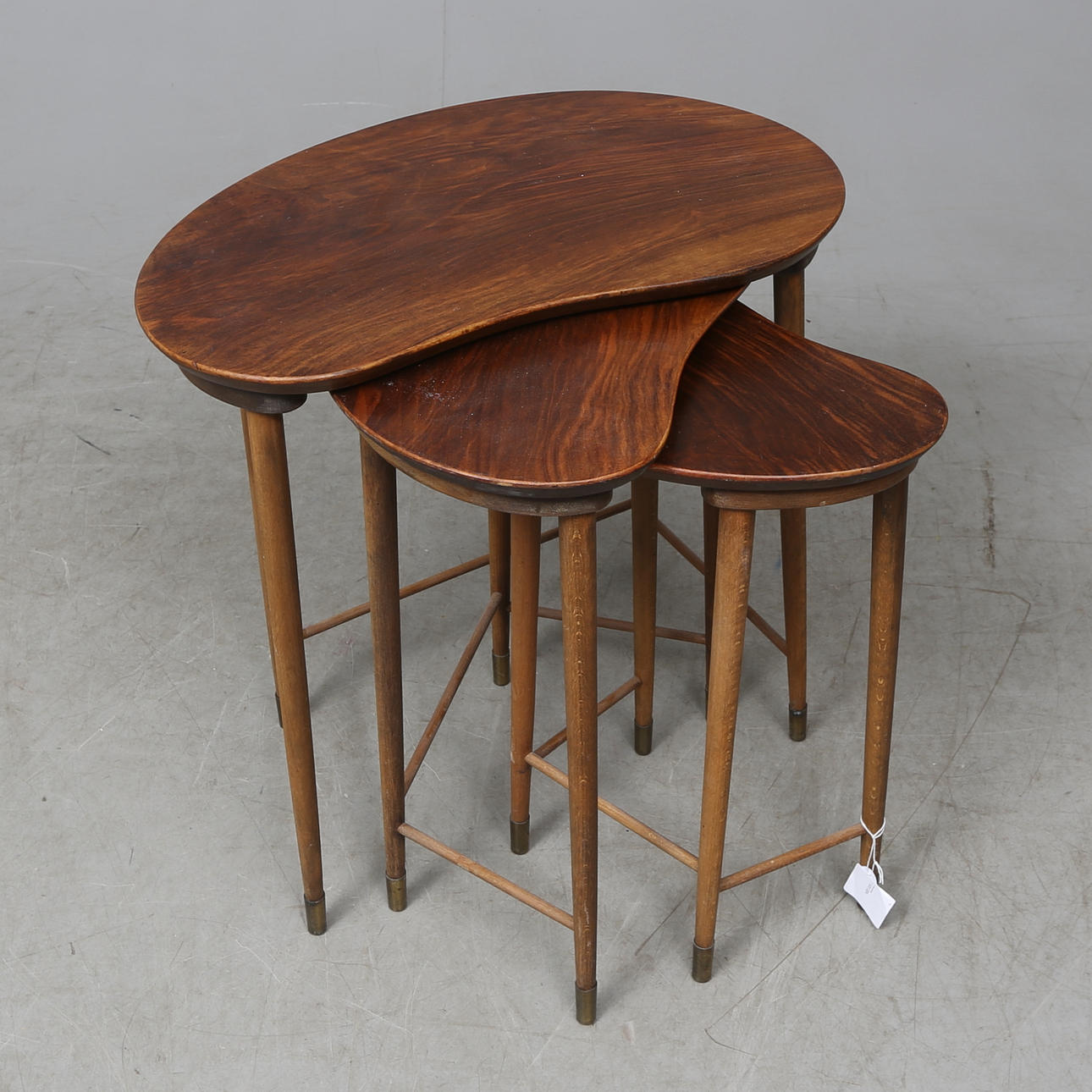 SATSBORD, 3 delar, Heltborg Møbler, Danmark, 1960-tal.