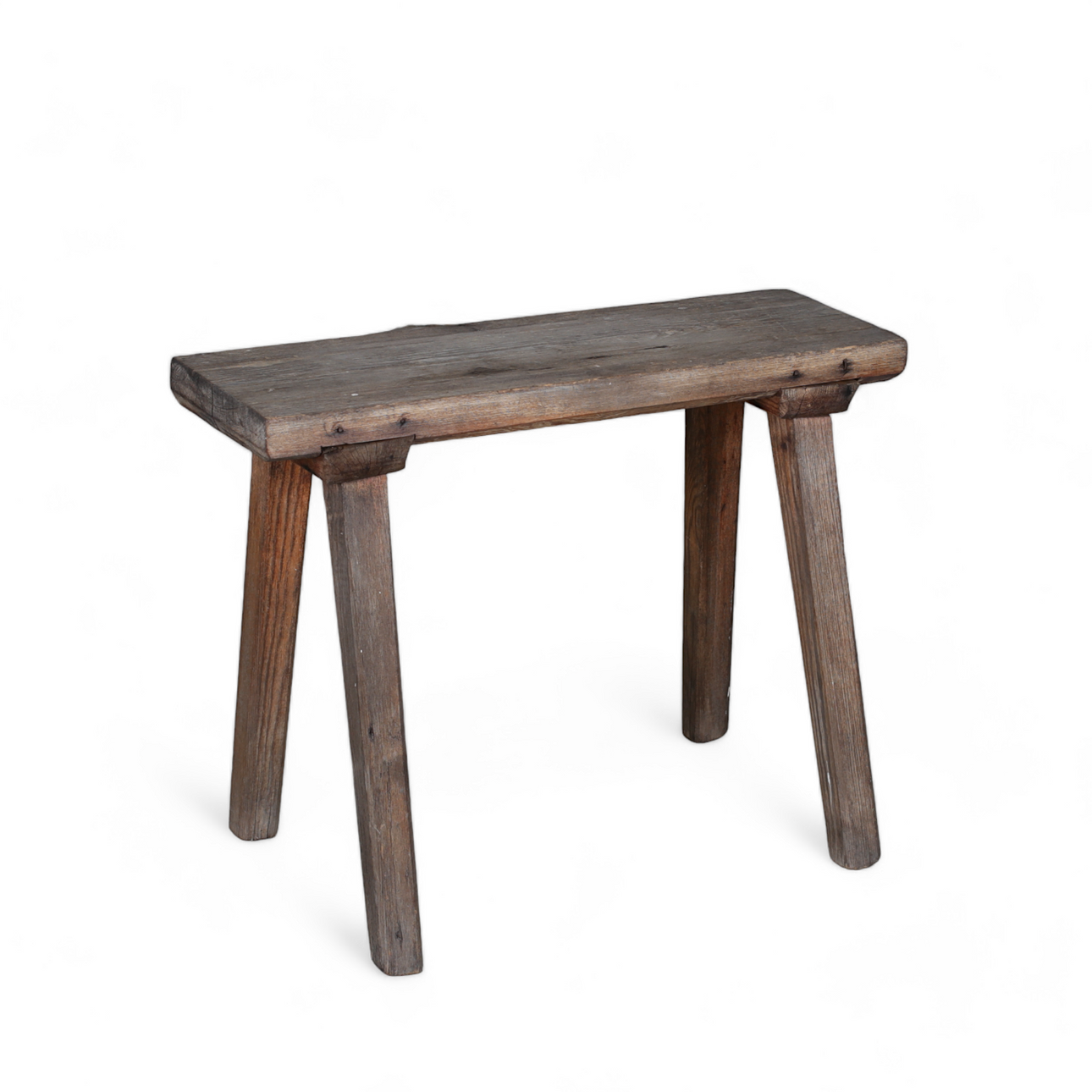 A wooden stool, 20th century.