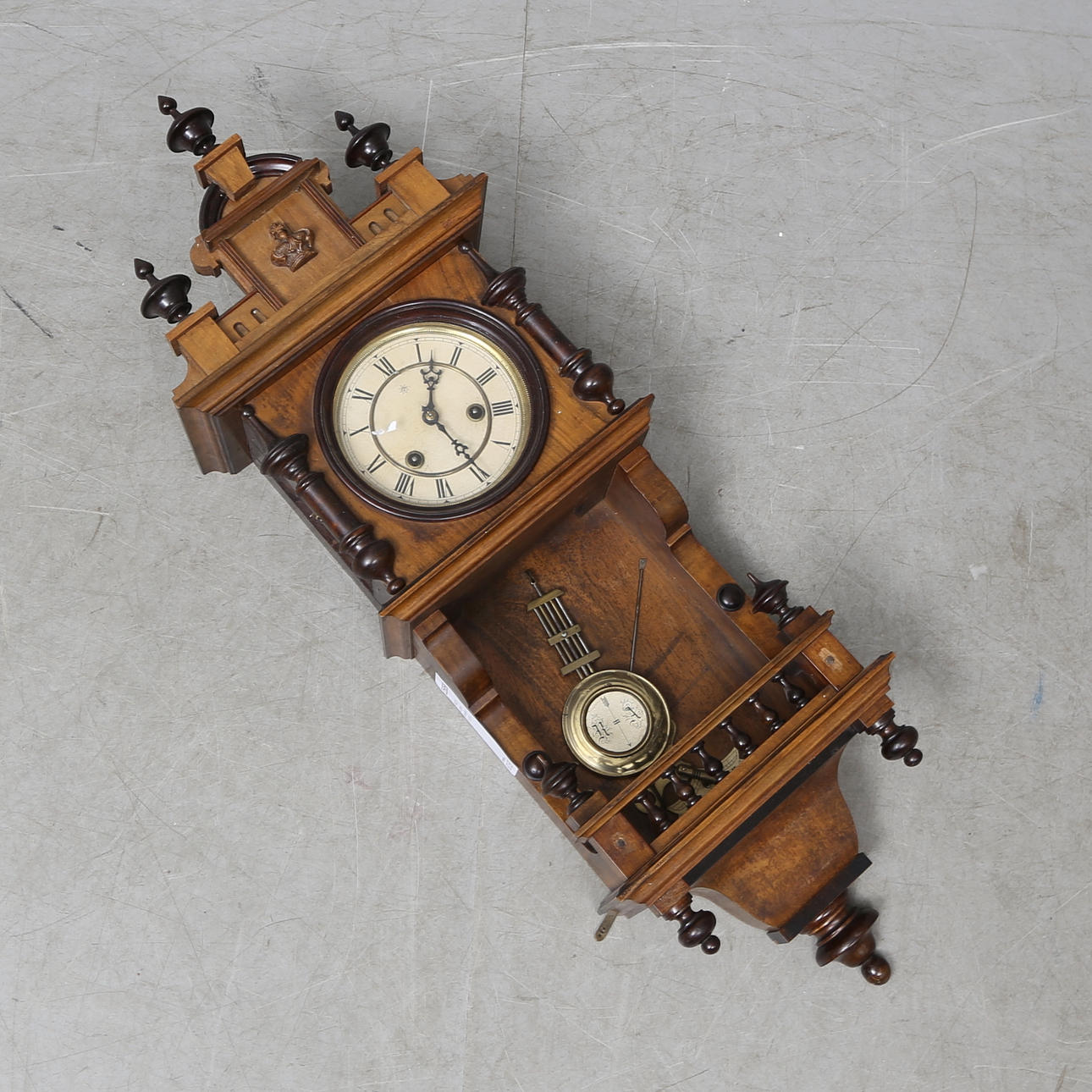 VÄGGUR, Junghans, nyrenässans, 18/1900-tal.