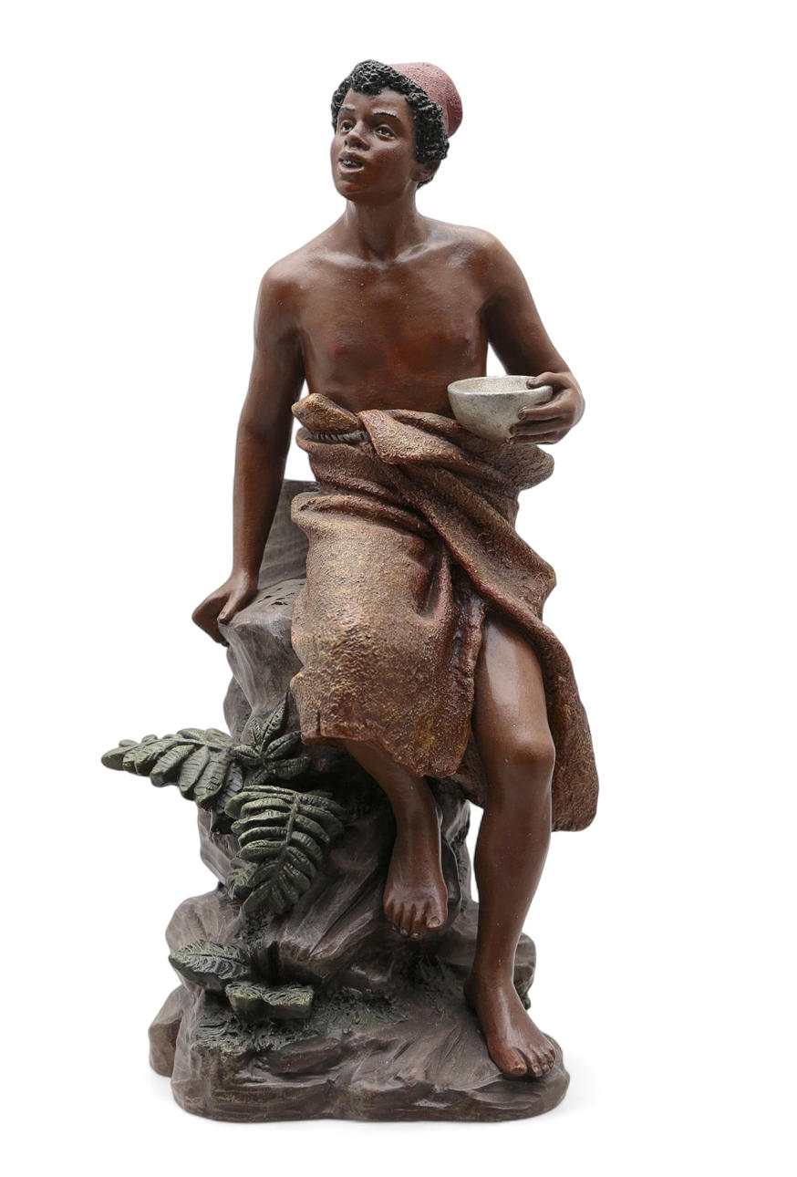 BERNARD BLOCH. Ung mand med en skål.