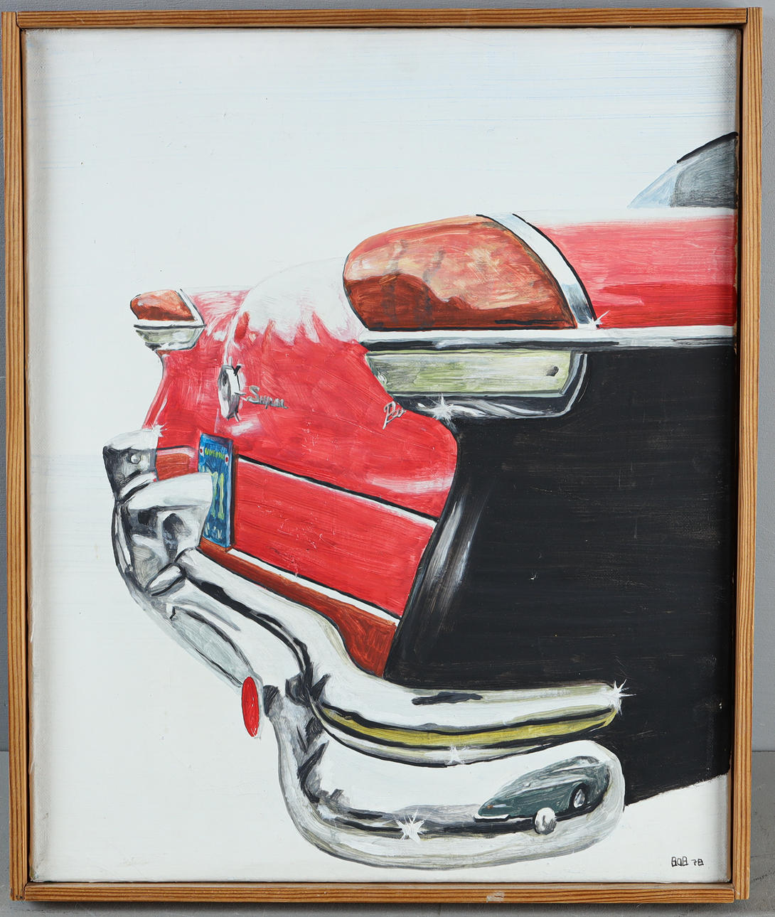 BOB MATSON (FÖDD 1945). Composition with car, oil on canvas. Art ...