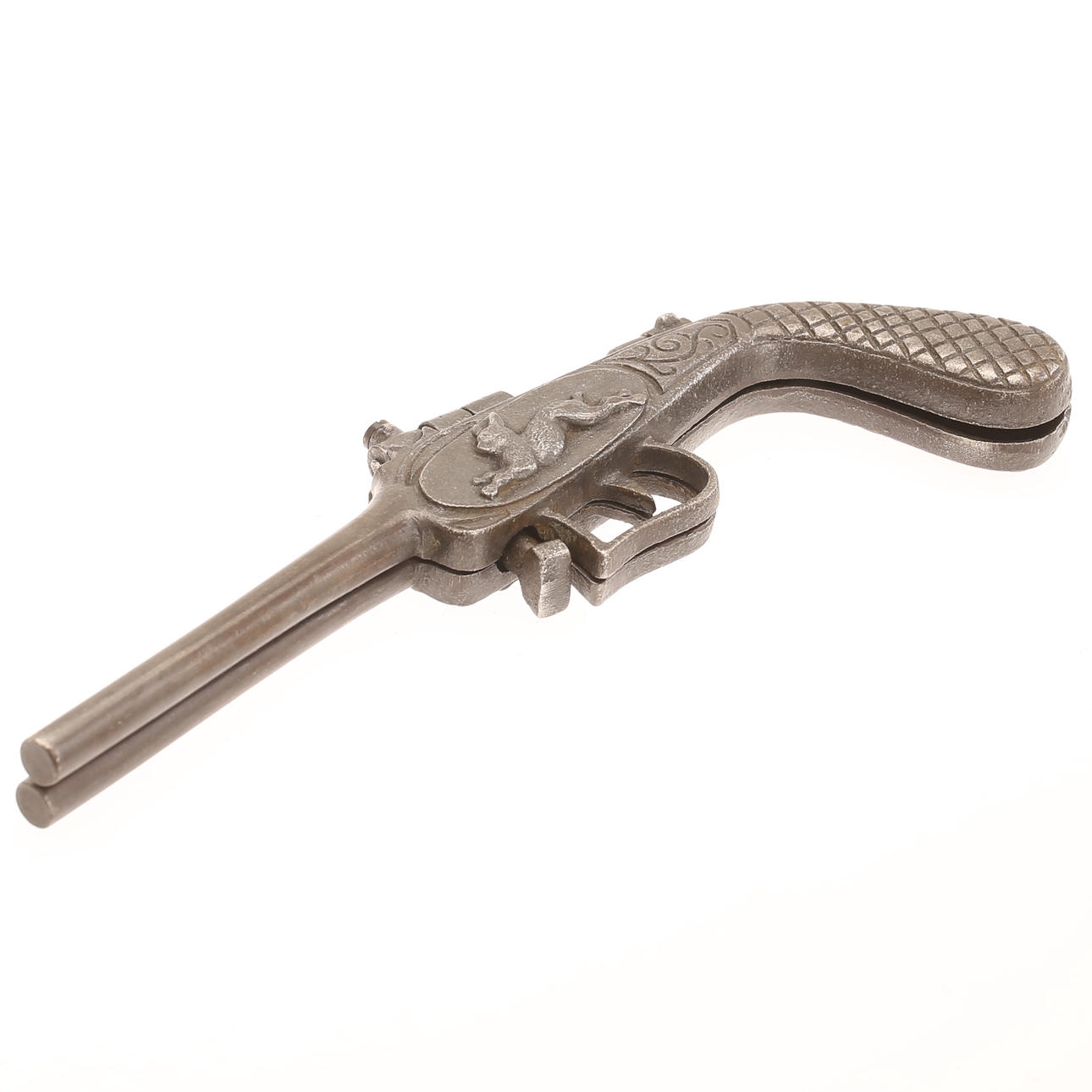 A cast iron boot jack, 18th/20th century.