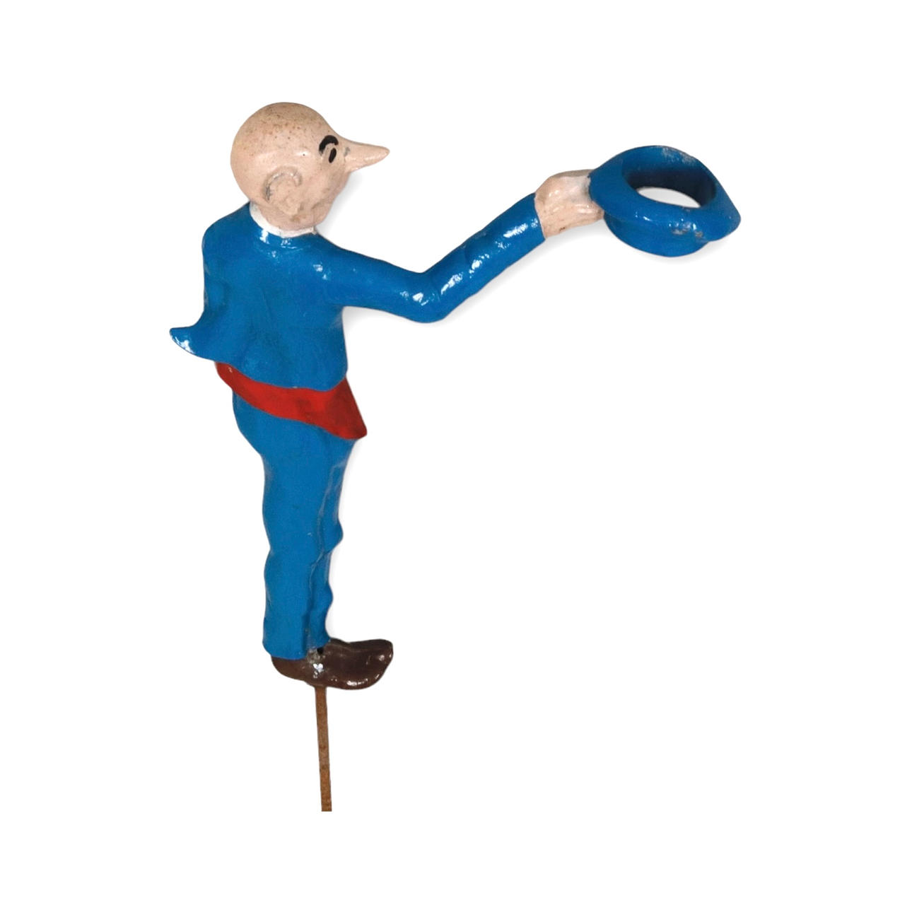 REGNMÄTARE, målad metall, Kronblom.