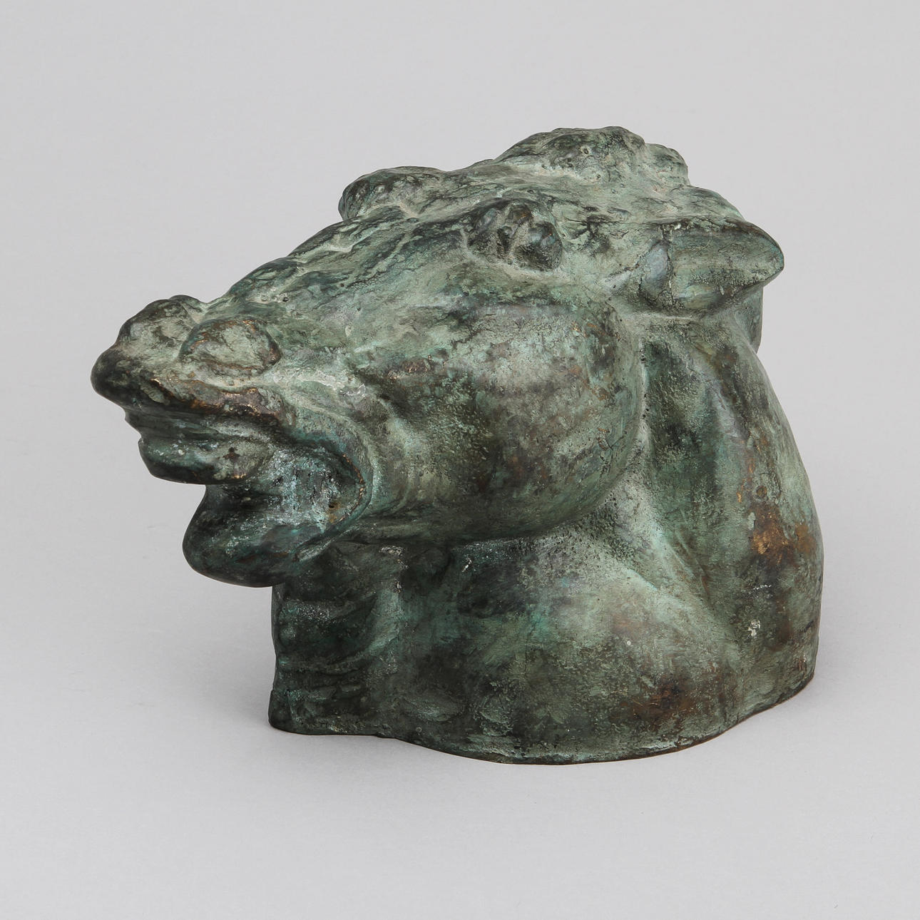 SKULPTUR, brons, efter Carl Milles.