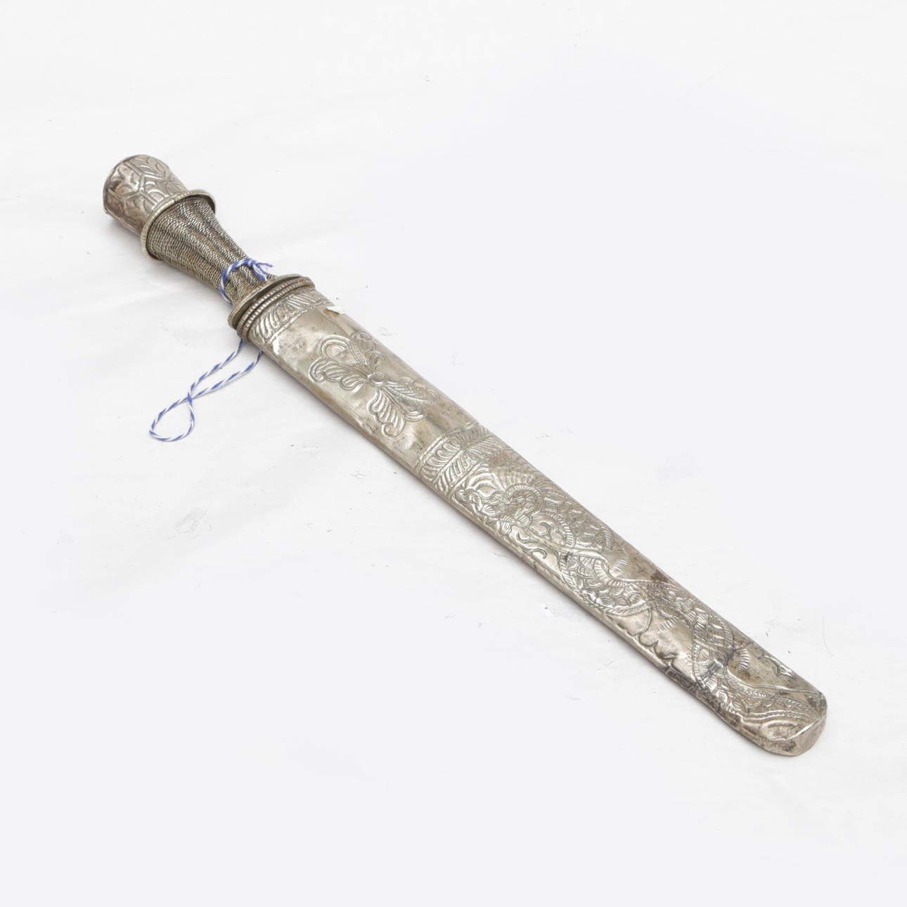 A metal dagger, Dozum, Buthan, 20th century.