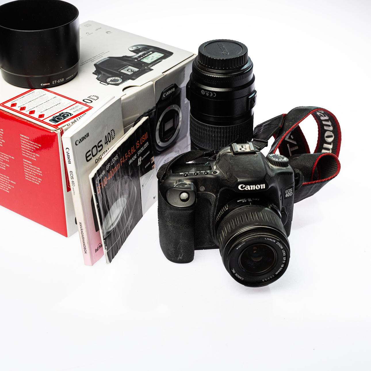 KAMERA, mit Zubehör, Canon EOS 40D.