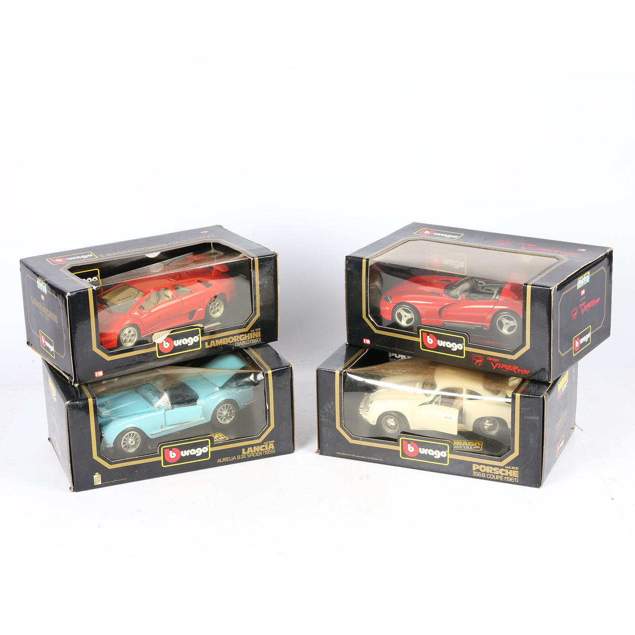 BURAGO. EINE SAMMLUNG VON MODELLAUTOS IM MASSSTAB 1:18 (4).