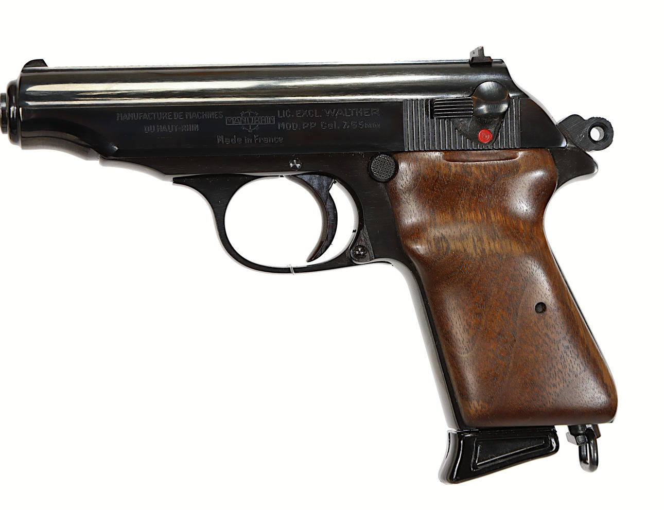 PISTOL, Semi-automatic, make Manurihn, model PP, caliber 7,65mm, no ...