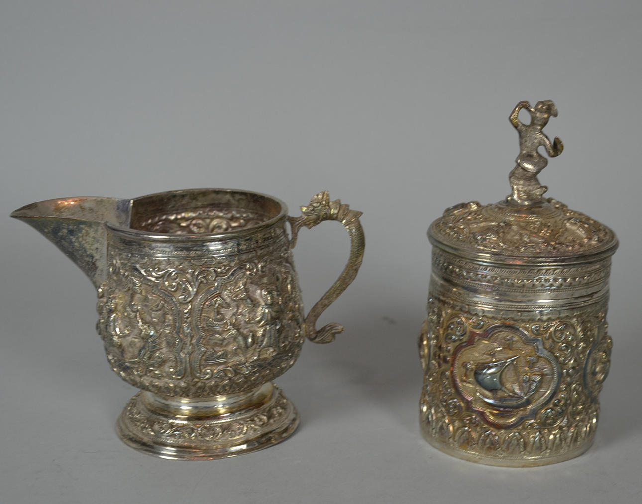 BURK OCH KANNA SILVER BURMA.