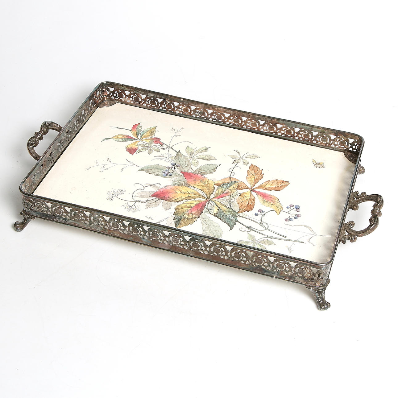 BRICKA, flintgods och metall, 1800-tal.