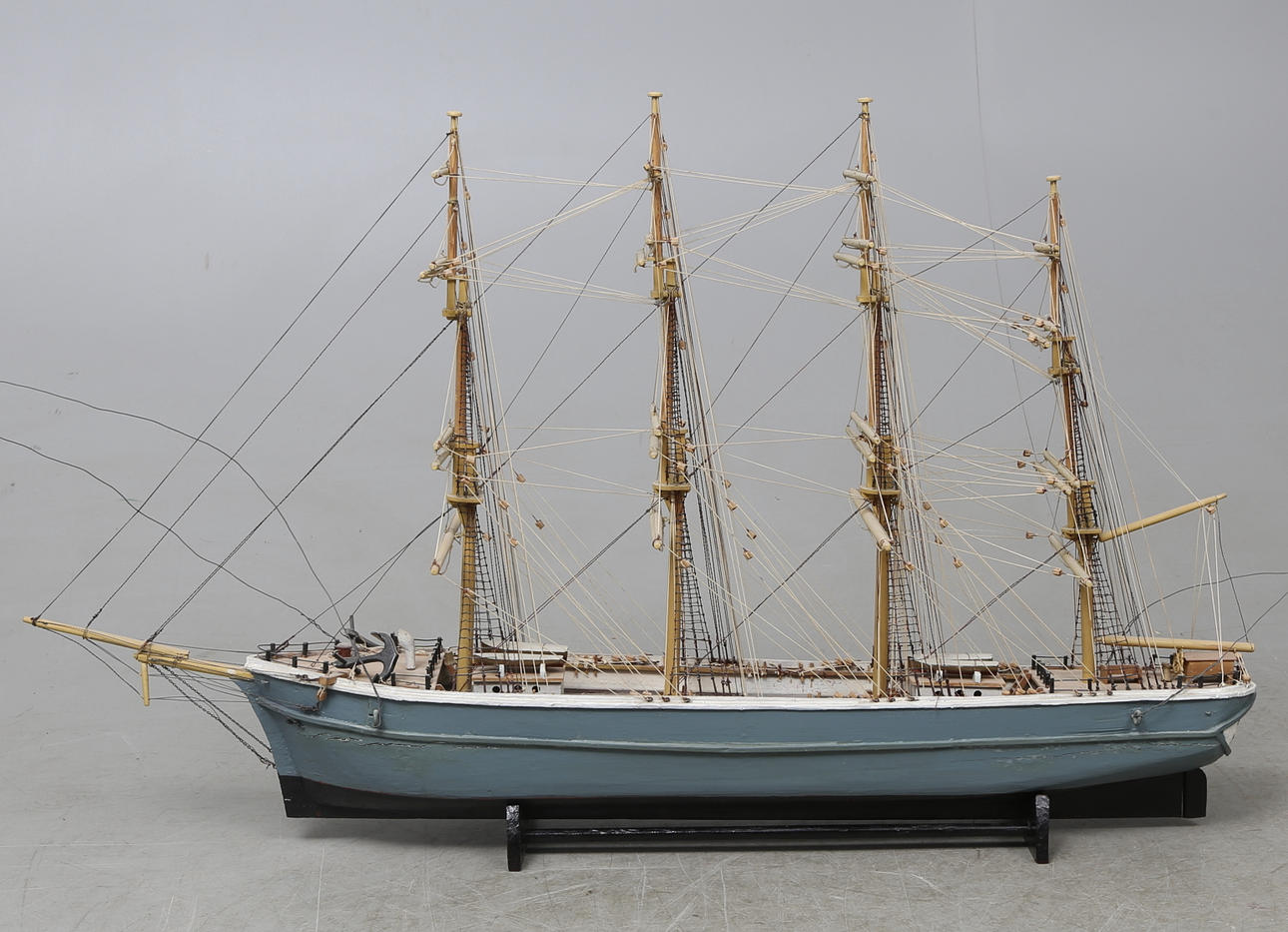 SKEPPSMODELL, "Elisabeth av Kristianopel", trä. Fullriggare. 1900-talets första hälft.