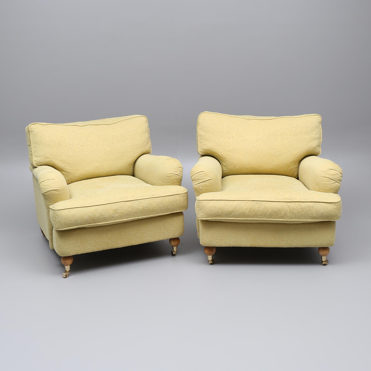 FÅTÖLJER, ett par, Howardmodell, "Scapa", 1990/2000-tal.