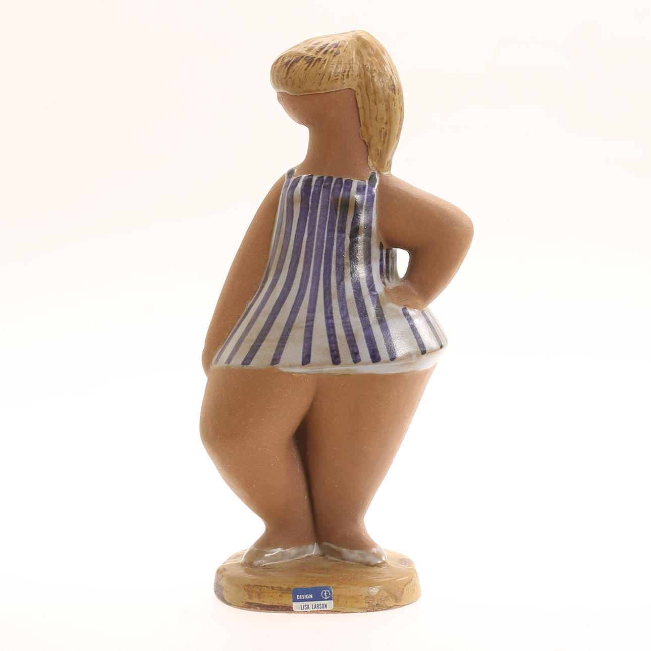 LISA LARSON. Una figura de gres, «Dora», de Gustavsberg.