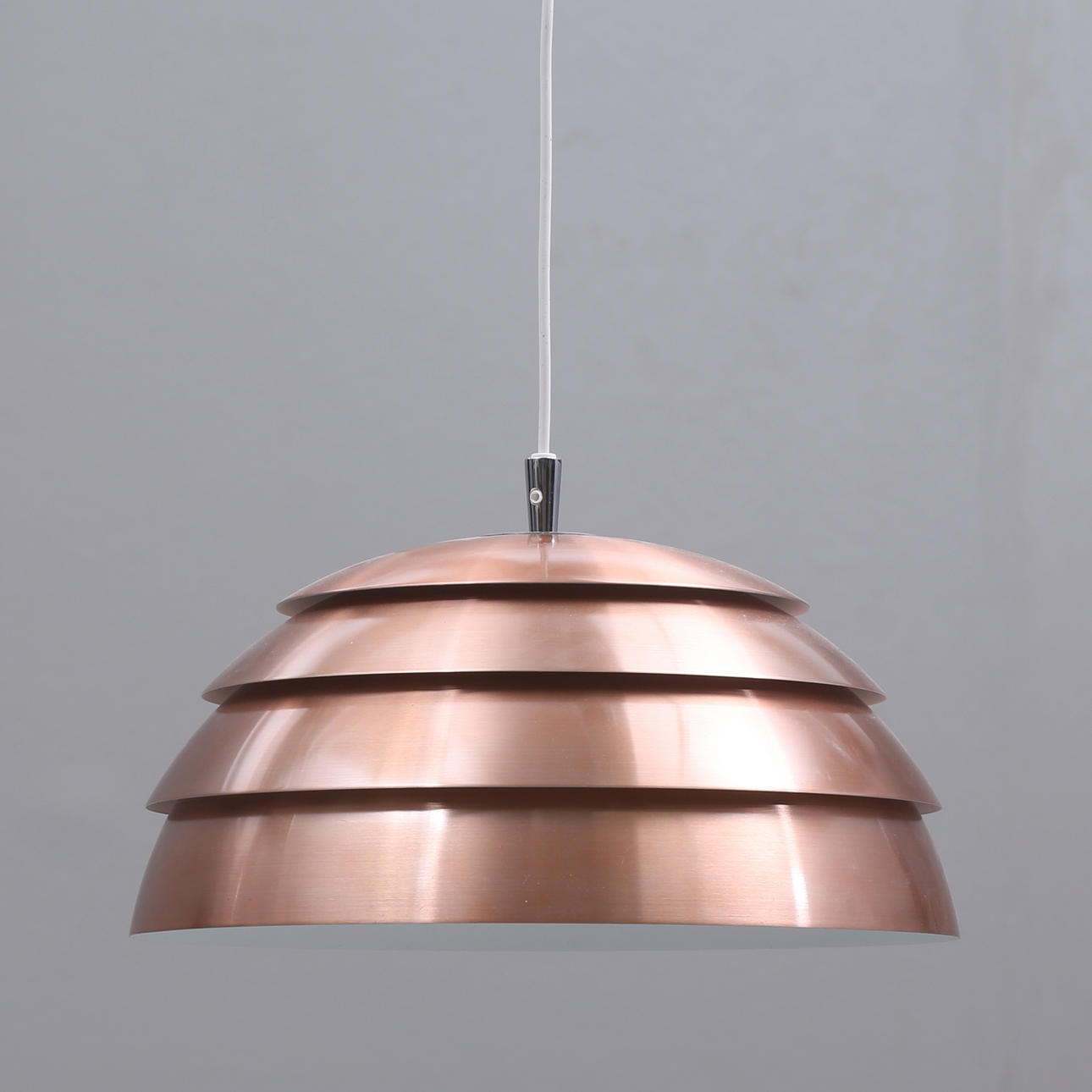 DECKENLEUCHTE, kupferfarben, Typ T 1023, Belid, zeitgenössisch.