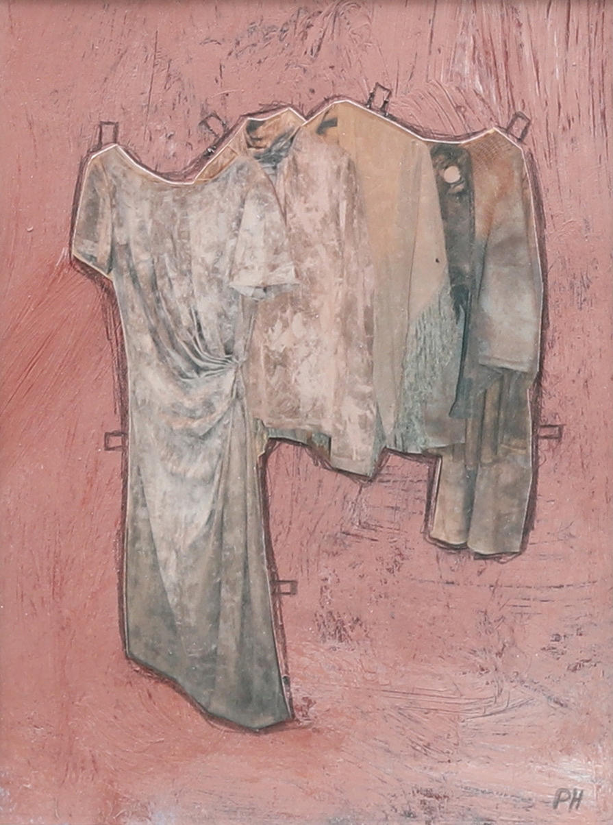 PÅL HOLLENDER (FÖDD 1968). Composition, mixed media, signed PH.