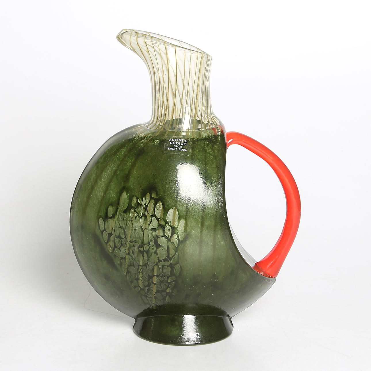 KARAFF, glas, Kjell Engman, Kosta Boda. Numrerad.