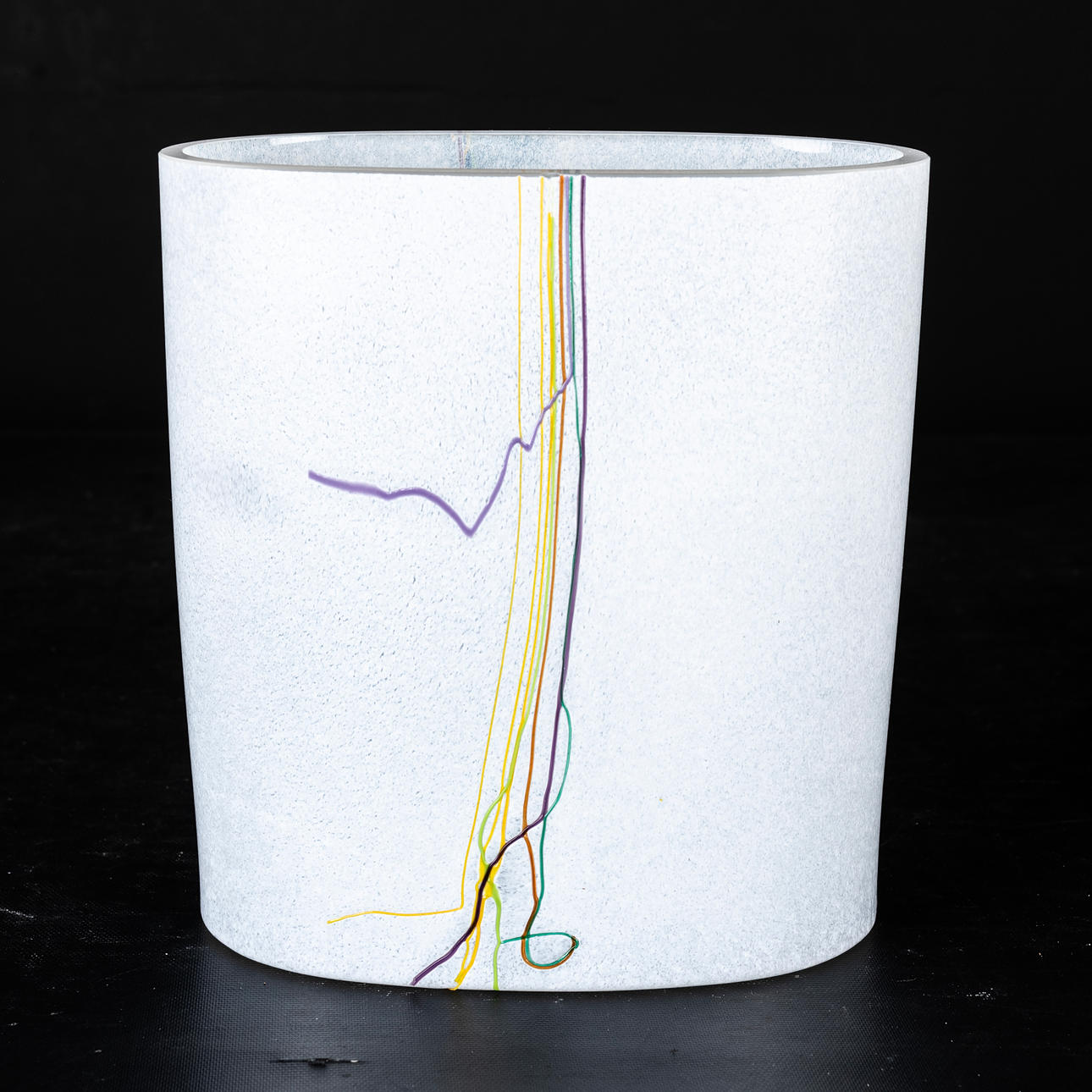 BERTIL VALLIEN. Vase, „Regenbogen“, Kosta Boda.