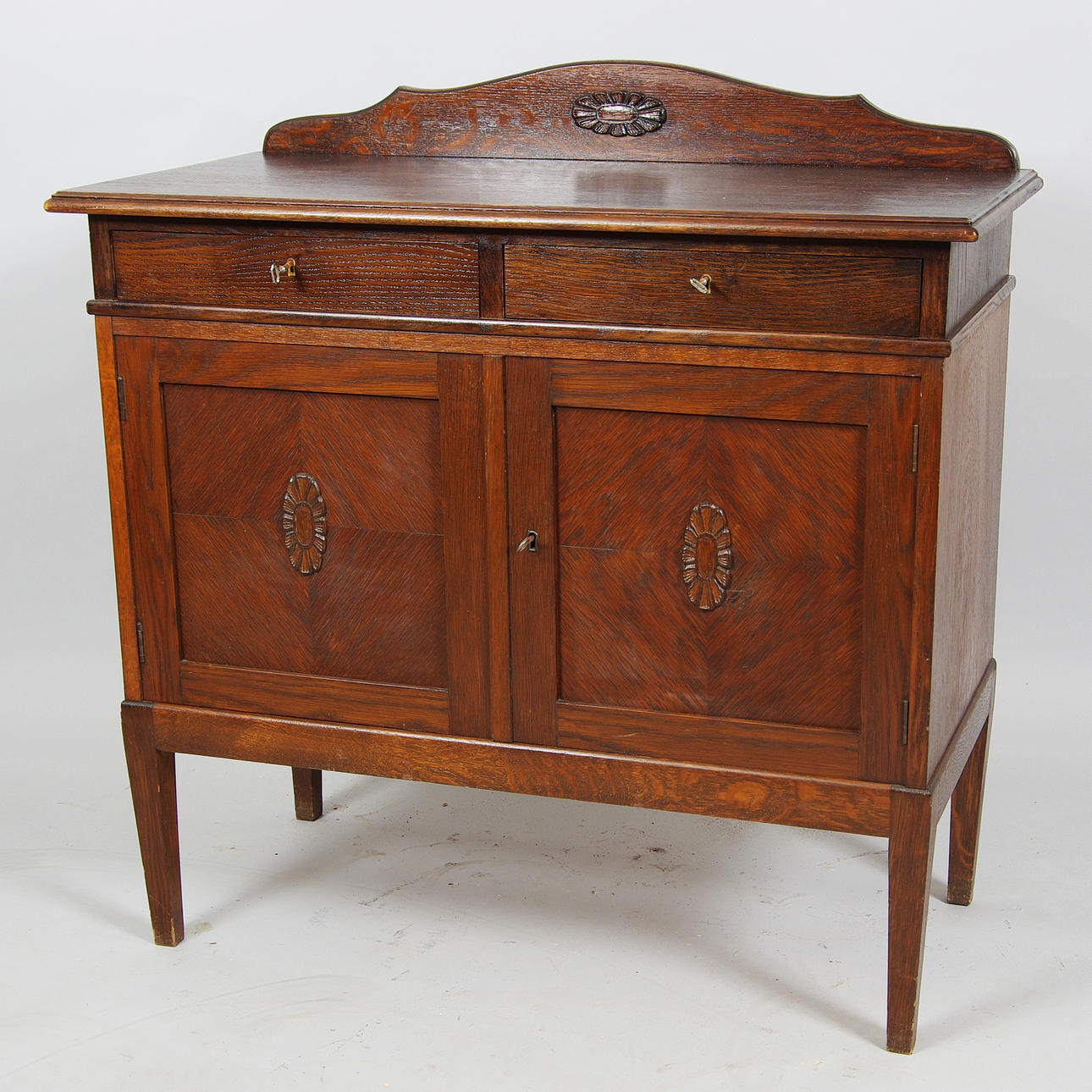 SERVERINGSSKÅP, ek, 1930/40-tal.